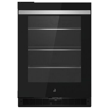 Jenn-Air RISE 24" Left Swing Under Counter Glass Door Refrigerator in Stainless Steel, , large