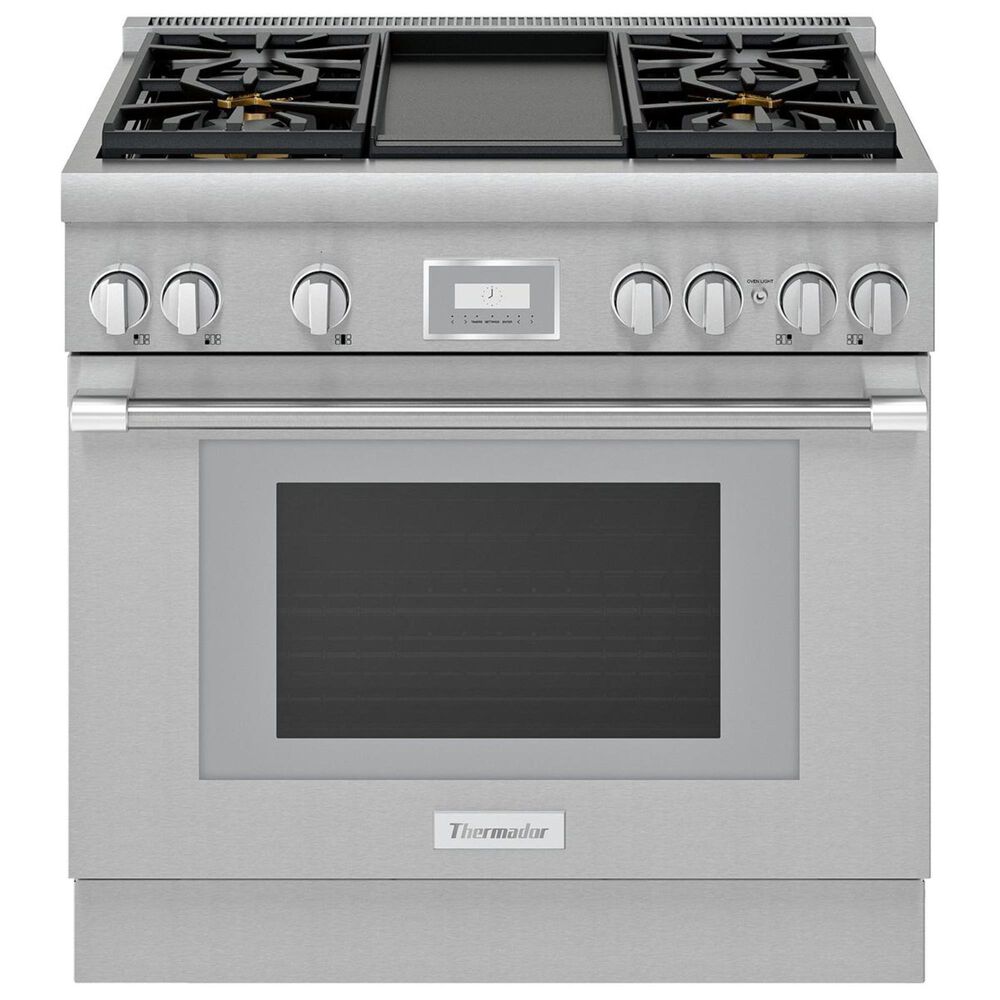 Thermador 36" Professional Harmony Range 4-Burner in Stainless Steel, , large
