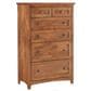 Archbold Furniture Company Emmerson 6-Drawer Chest in Golden Pecan, , large
