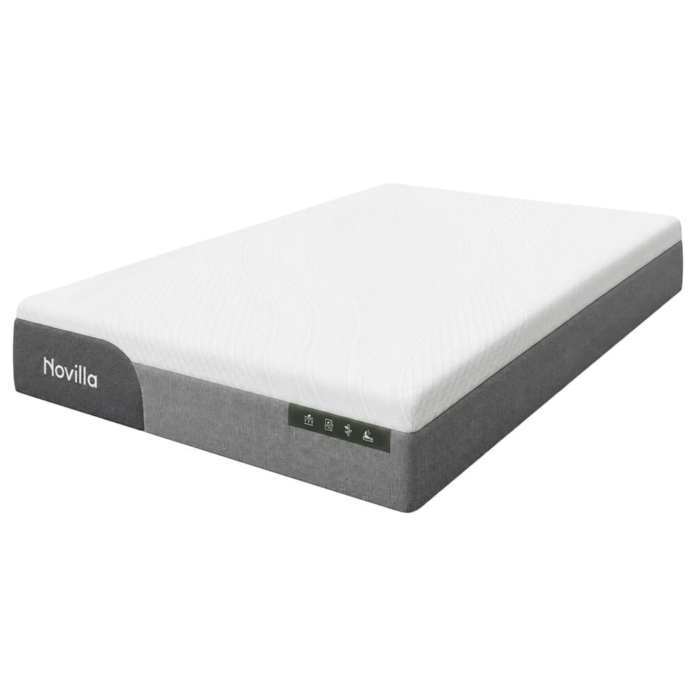 Novilla GreyZen 12" Medium Full Mattress in a Box, , large