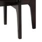 Baxton Studio Delacruz Swivel Arm Chair in Black, , large