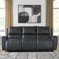 Ashley Glossmore Manual Reclining Sofa in Black, , large