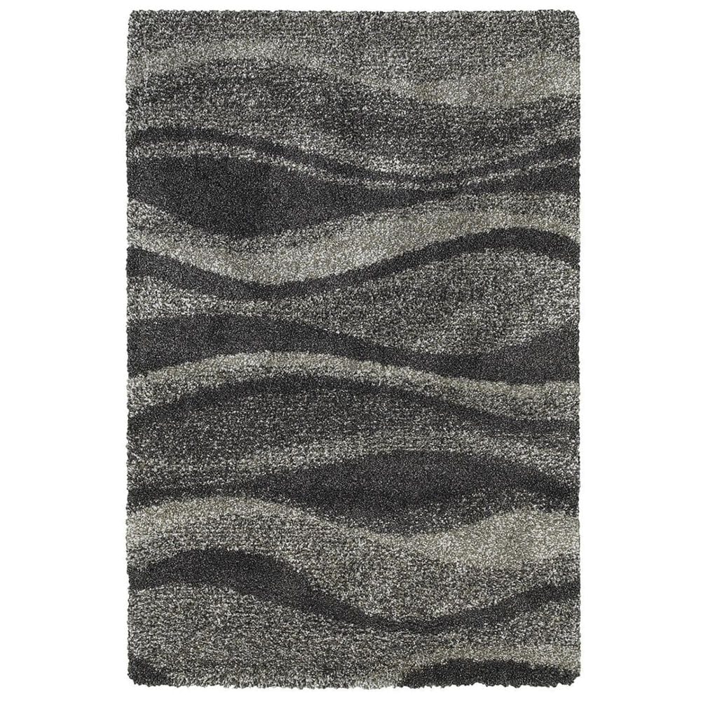 Oriental Weavers Henderson 5992E 9"10" x 12"10" Grey and Charcoal Area Rug, , large