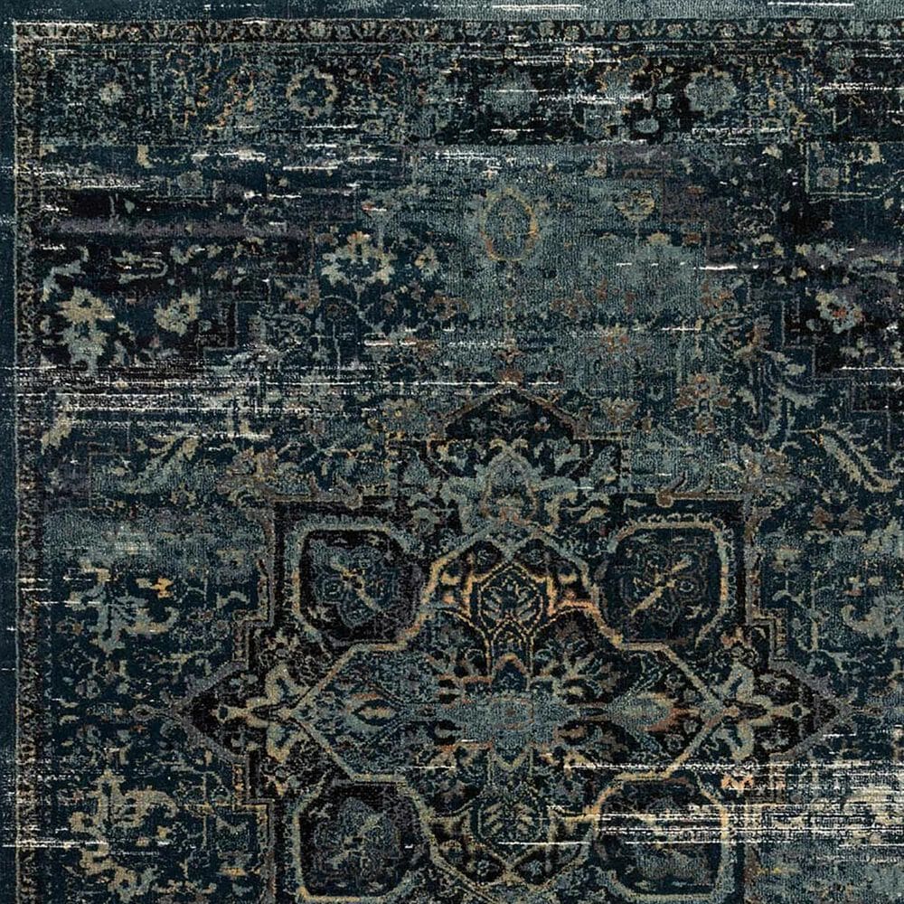 Magnolia Home James JAE-05 2&#39;7&quot; x 10&#39;10&quot; Ocean and Onyx Runner, , large