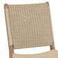 Sunset West Travertino and Sedona 5-Piece Patio Dining Set in Bisque and Teak, , large
