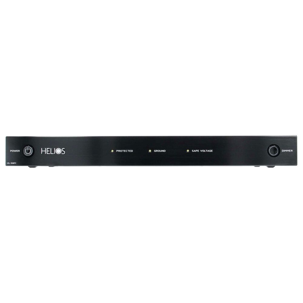 Helios 8-Outlet Rack Mountable Surge Protector in Black, , large