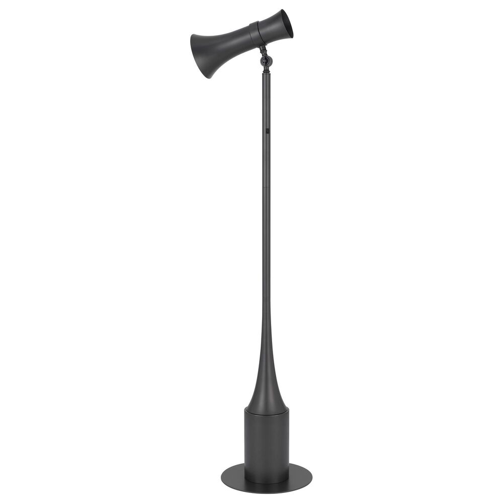 Cal Lighting Trumpette Floor Lamp in Charcoal Grey, , large