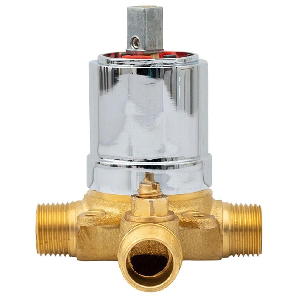 MS International 1-Handle 1-Spray Tub/Shower Faucet with Pressure Balance Valve in Brushed Nickel, , large