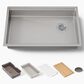 Kohler Strive 29" Undermount Single-Bowl Workstation Kitchen Sink in Stainless Steel, , large