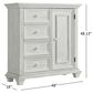 Oxford Baby Weston 2-Piece Crib and Dresser Nursery Set in Vintage White, , large