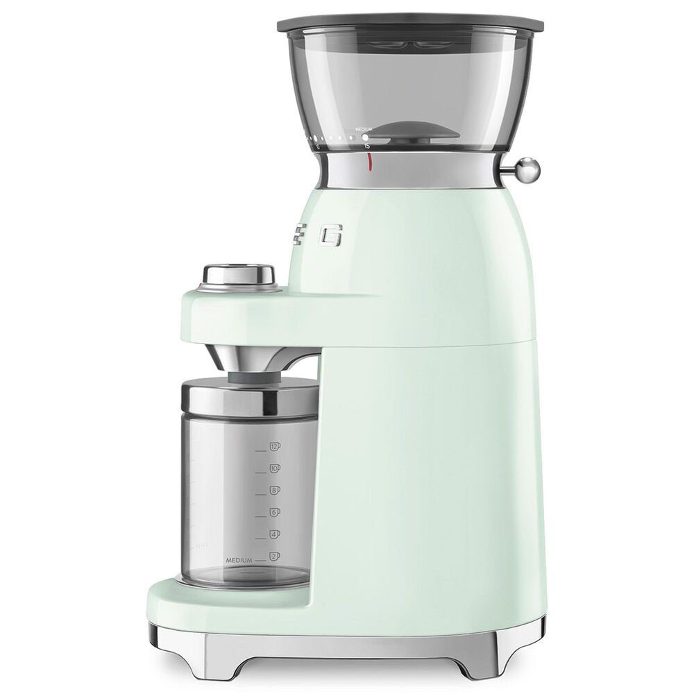 SMEG Conical Burr Coffee Grinder in Pastel Green, , large