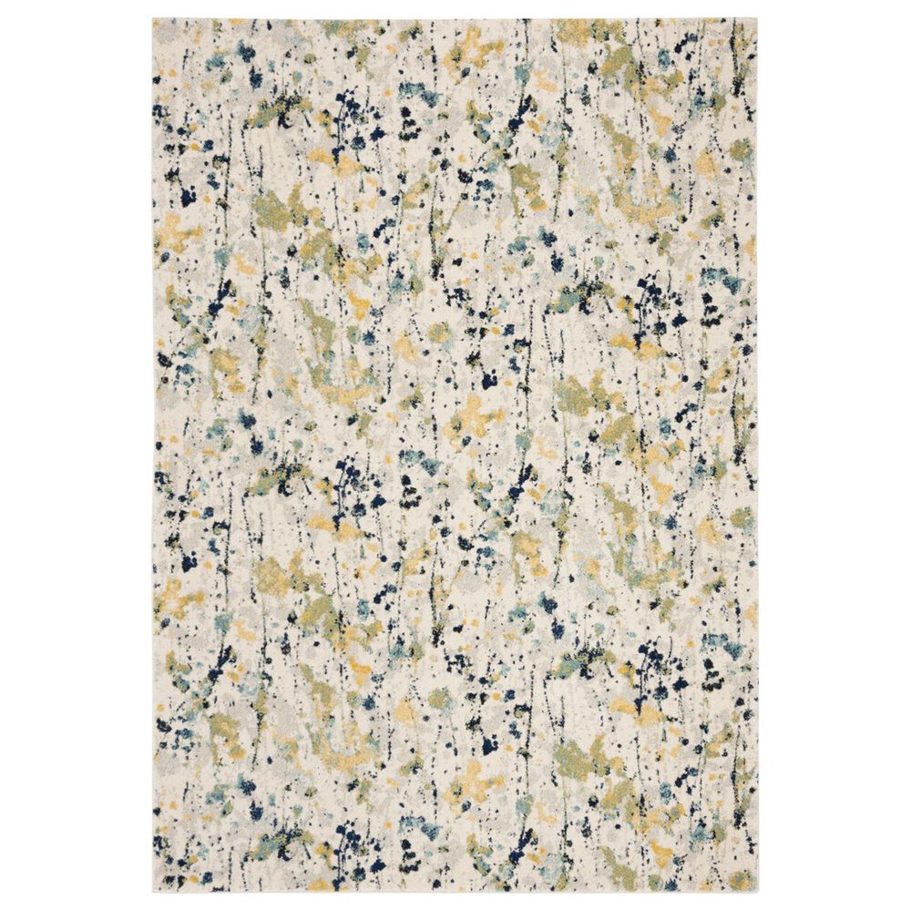 Safavieh Evoke Ivory and Yellow 8" x 10" Area Rug, , large