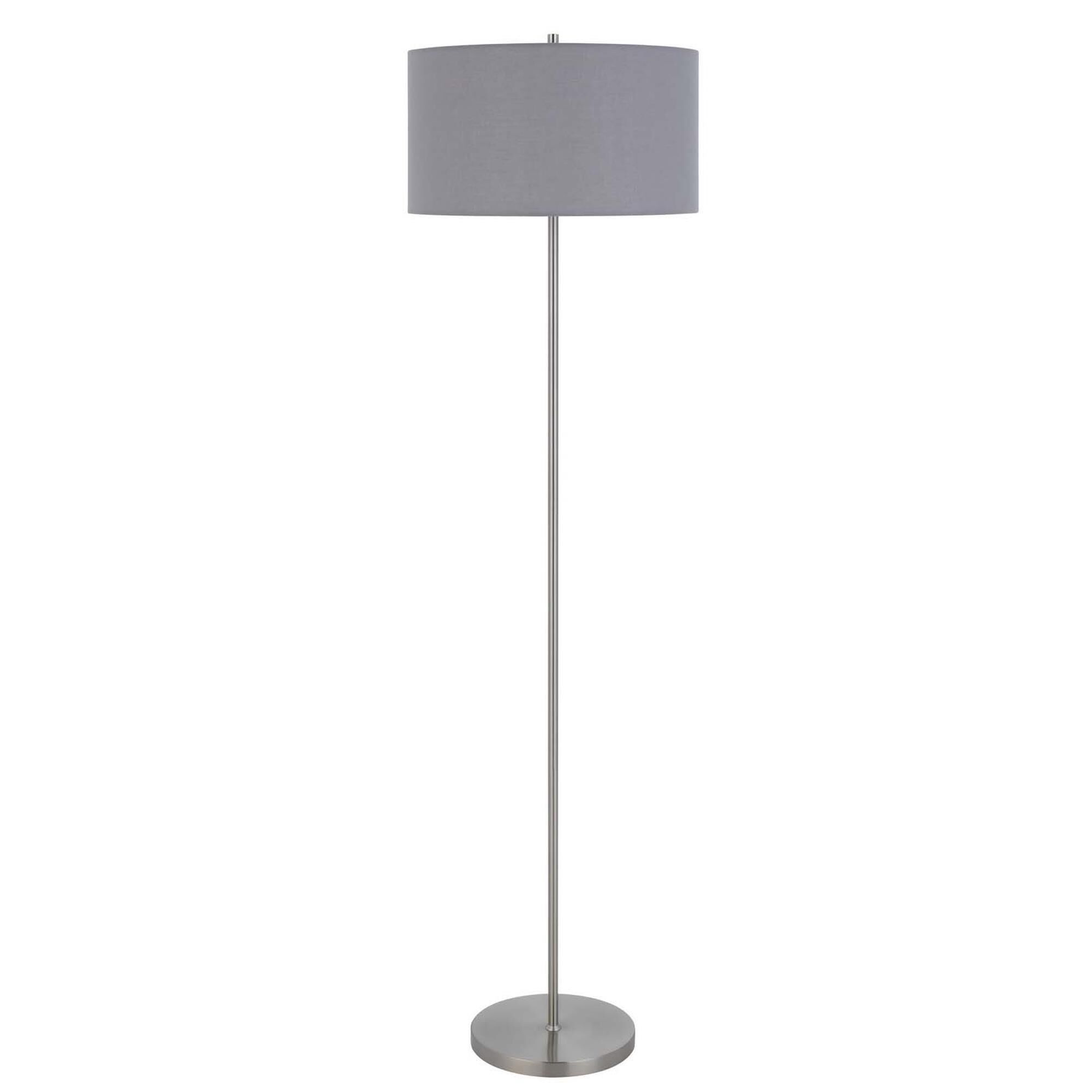 Cal Lighting Cromwell Floor Lamp w gray shd NFM