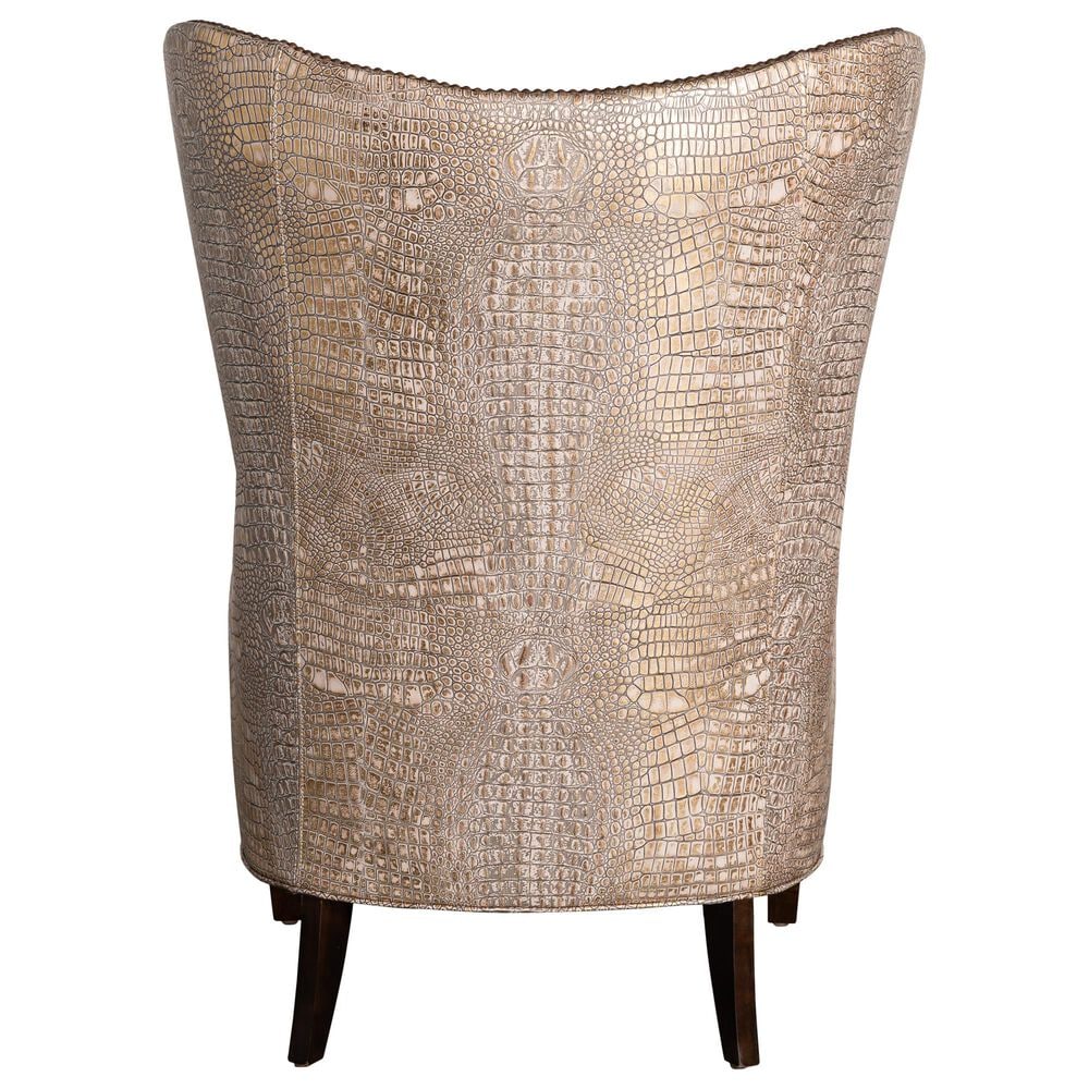 Massoud Furniture Josie Accent Chair in Cottswald Taupe, , large