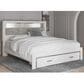 Ashley Altyra King Upholstered Bookcase Bed with Storage  in White, , large