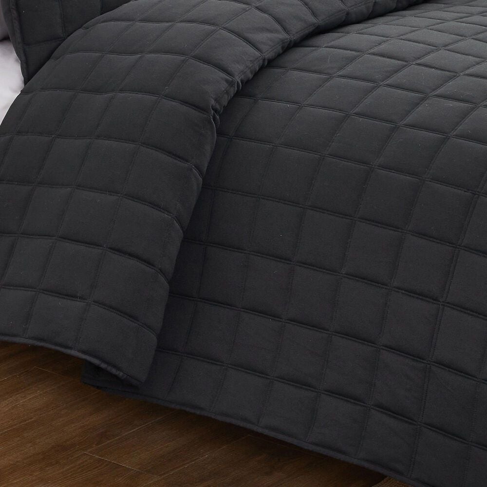 BCP Home Clarice 3-Piece Full/Queen Quilt Set in Jet, , large