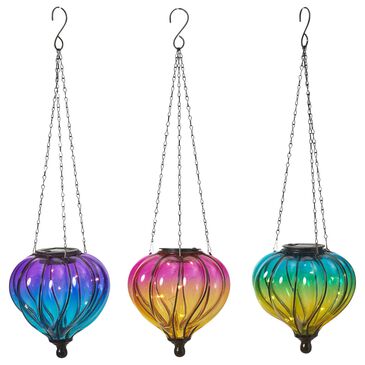 The Gerson Company 5.9" Assorted Luminaries in Multicolor (Set of 3), , large