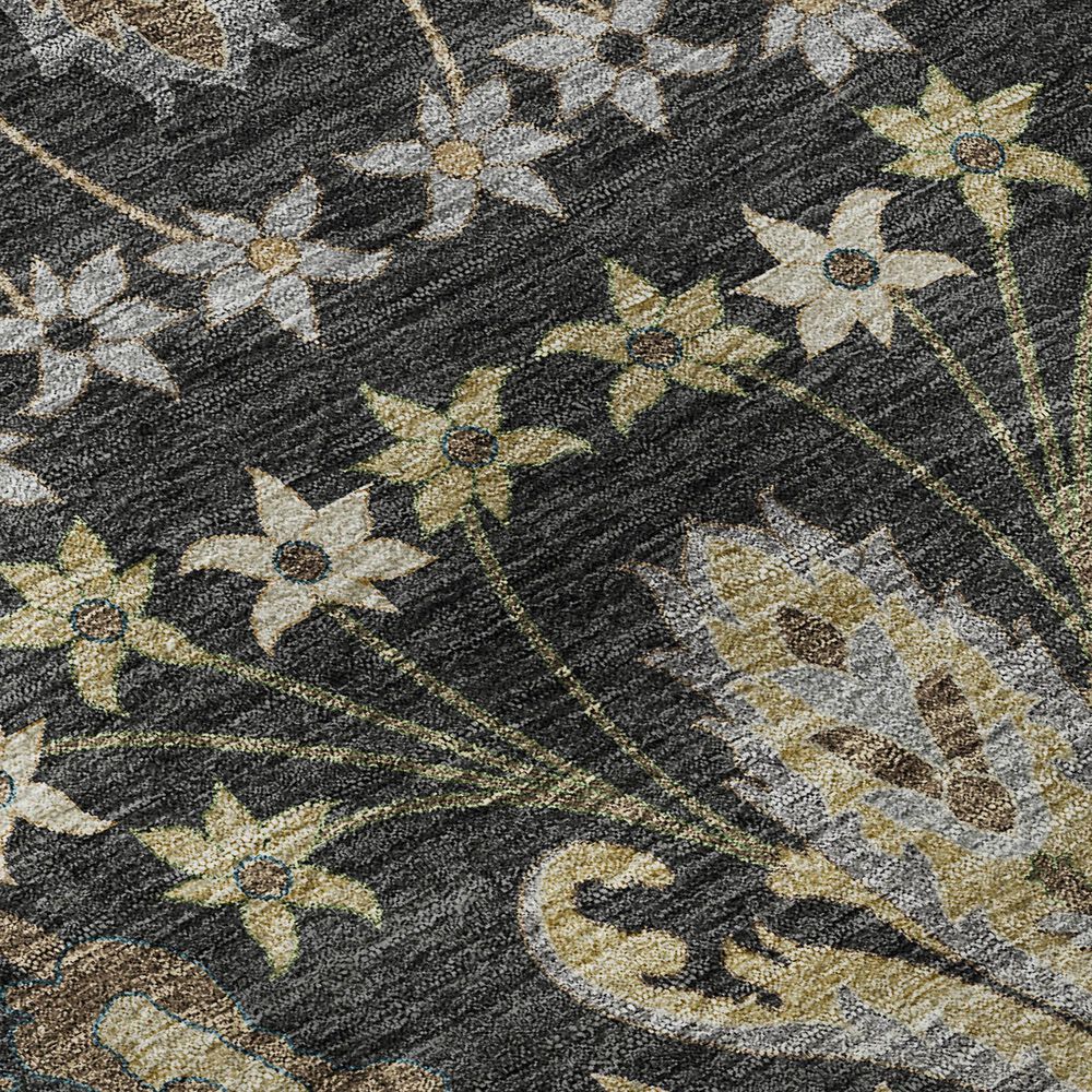 Dalyn Rug Company Hatay HY6 10&#39; x 14&#39; Black Area Rug, , large