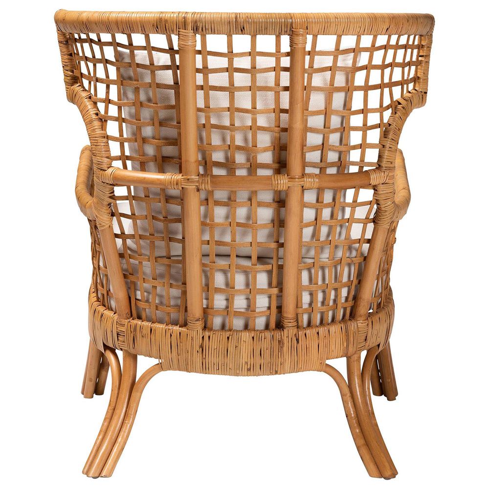 Baxton Studio Regina Arm Chair in Neutral, , large