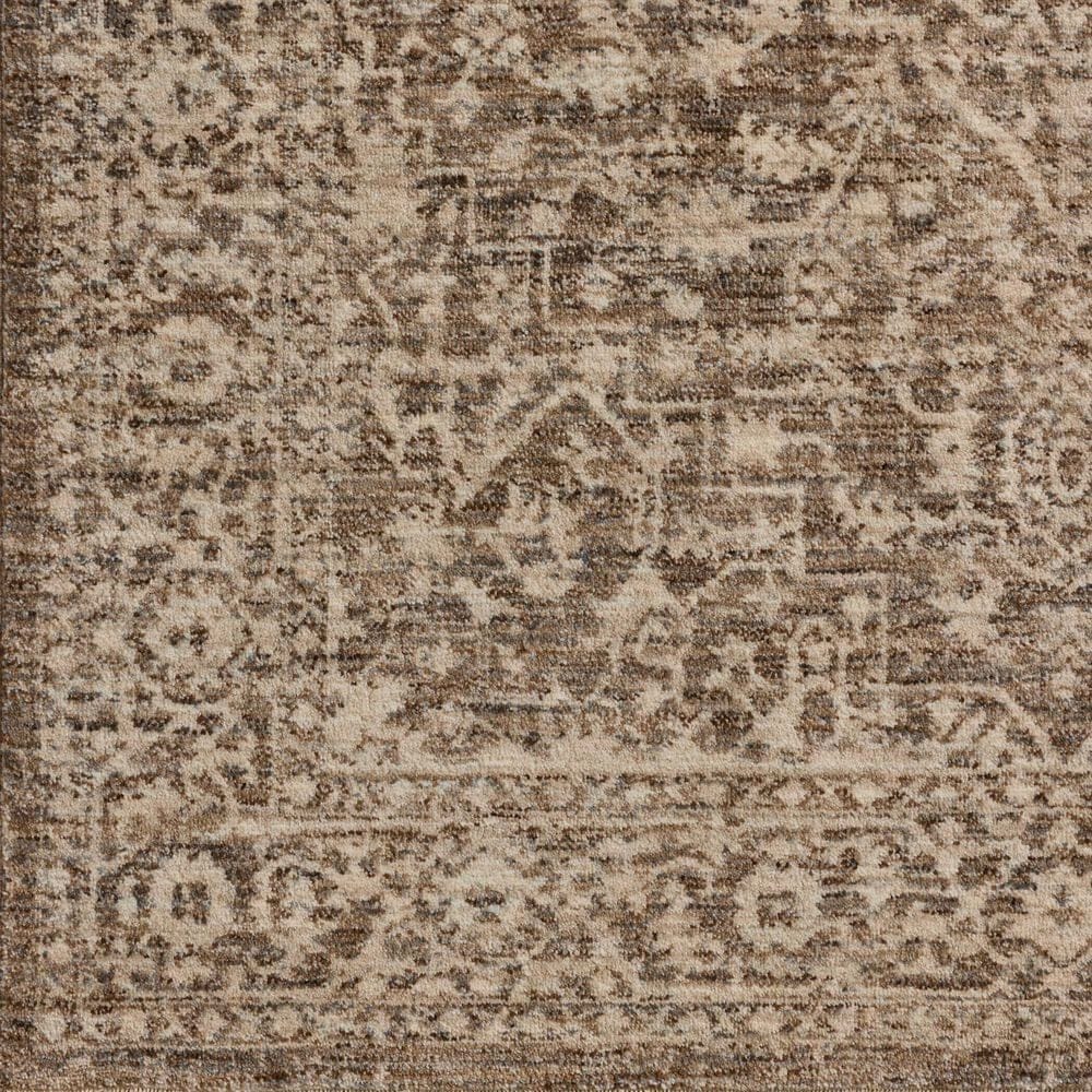 Loloi II Newman 5&#39;3&quot; x 7&#39;6&quot; Dark Taupe and Natural Area Rug, , large