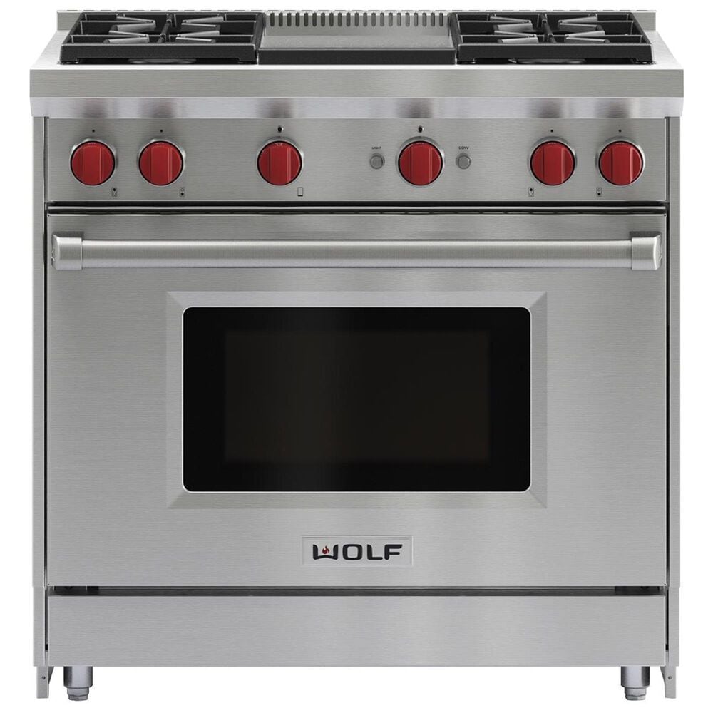 Wolf 5.5 Cu. Ft. Freestanding Gas Range, , large
