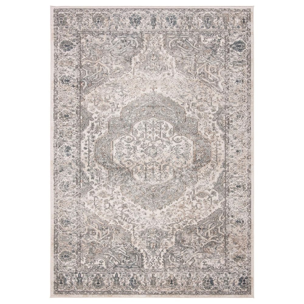 Safavieh Oregon 4" x 6" Ivory and Grey Area Rug, , large