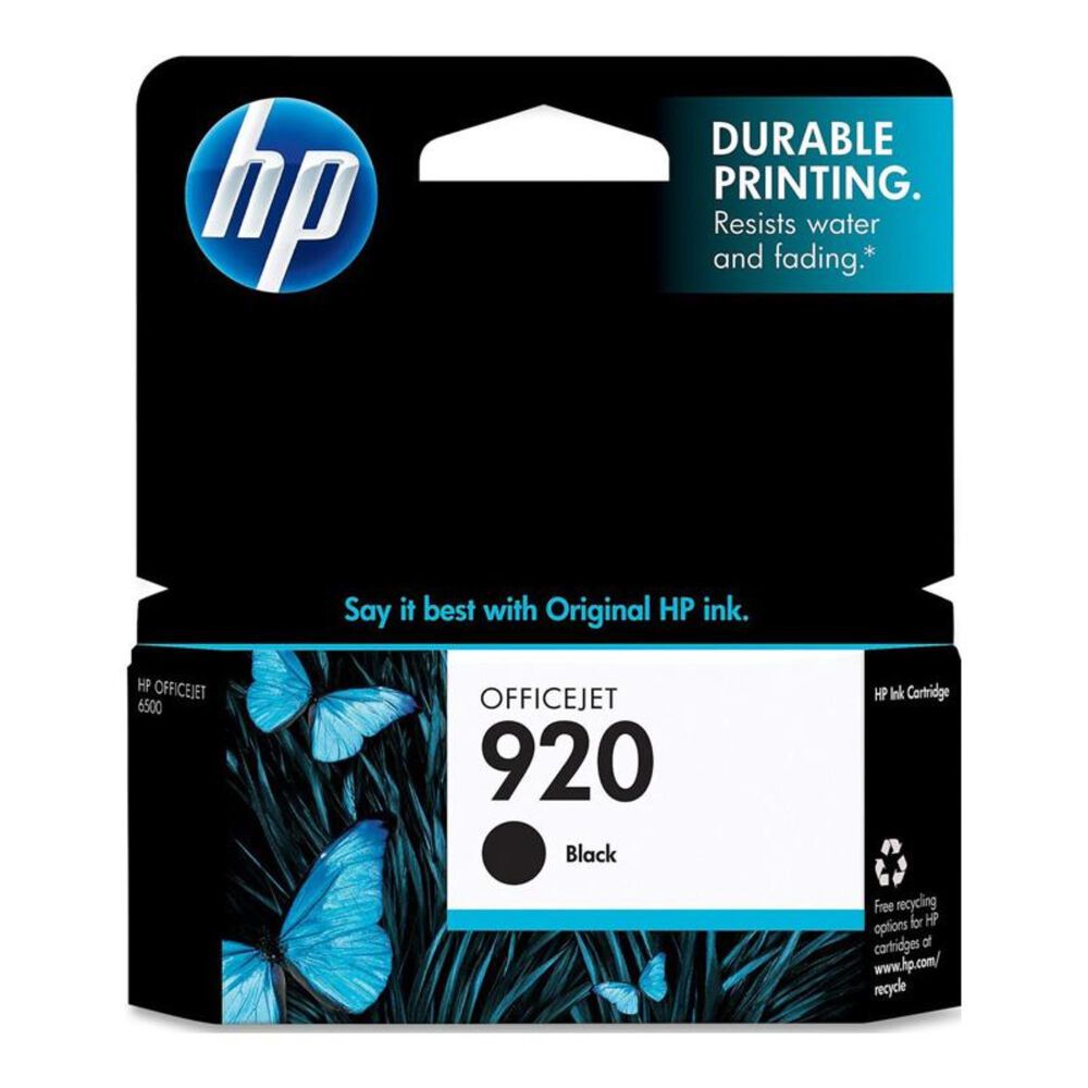 HP 920 Officejet Ink Cartridge in Black, , large