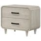 Crown Mark Nyomi 5 Piece King Panel Bedroom Set with Two Nightstands in White, , large