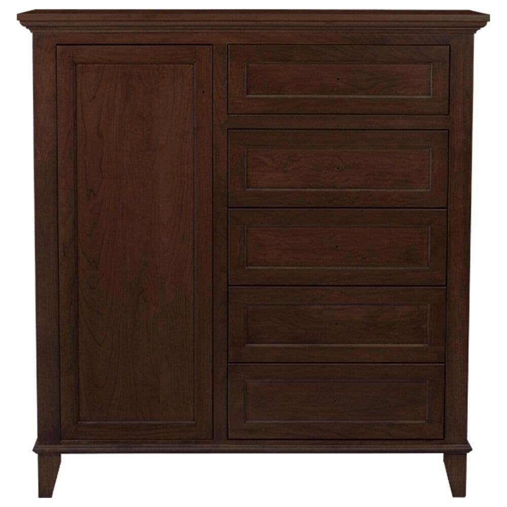 Fleming Furniture Co. Brentwood 5-Piece King Panel Bedroom Set in Walnut, , large