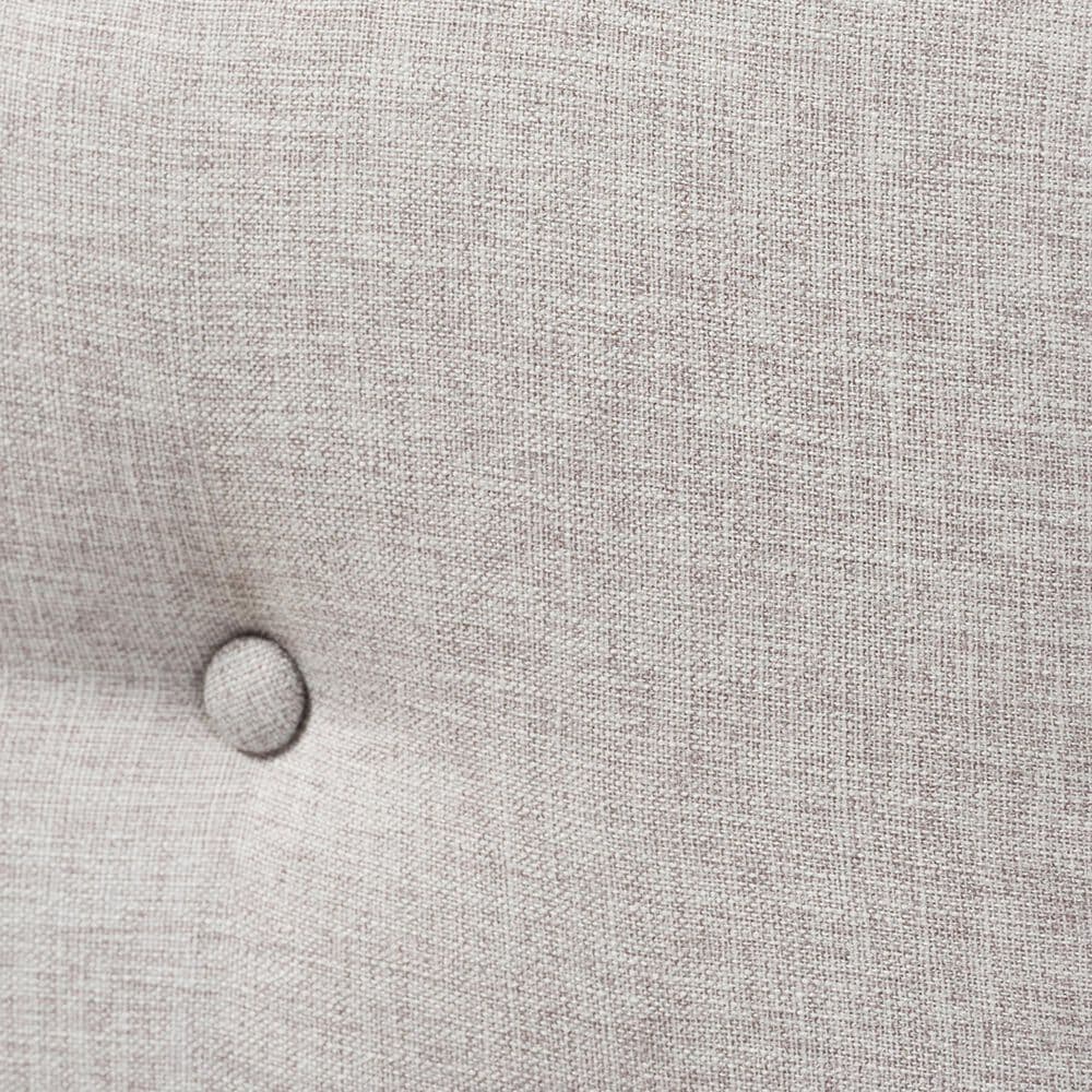Baxton Studio Emma Twin Upholstered Headboard in Greyish Beige, , large