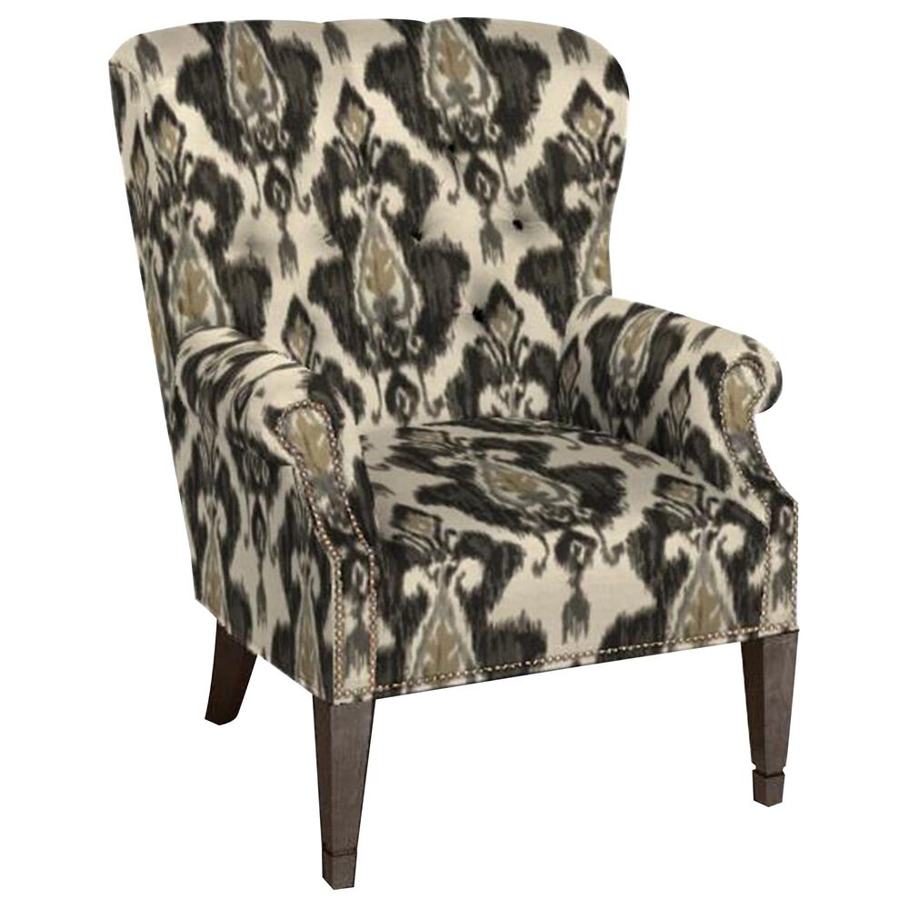 Lexington Furniture Barclay Butera Wilton Wing Back Chair in Brown, , large