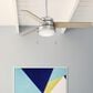 Hunter Aker 52" Ceiling Fan with LED Lights in Brushed Nickel, , large
