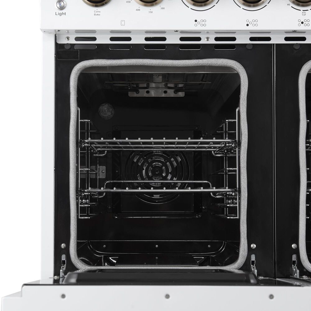 Forno Paolo 48" Freestanding Electric Range in White, , large