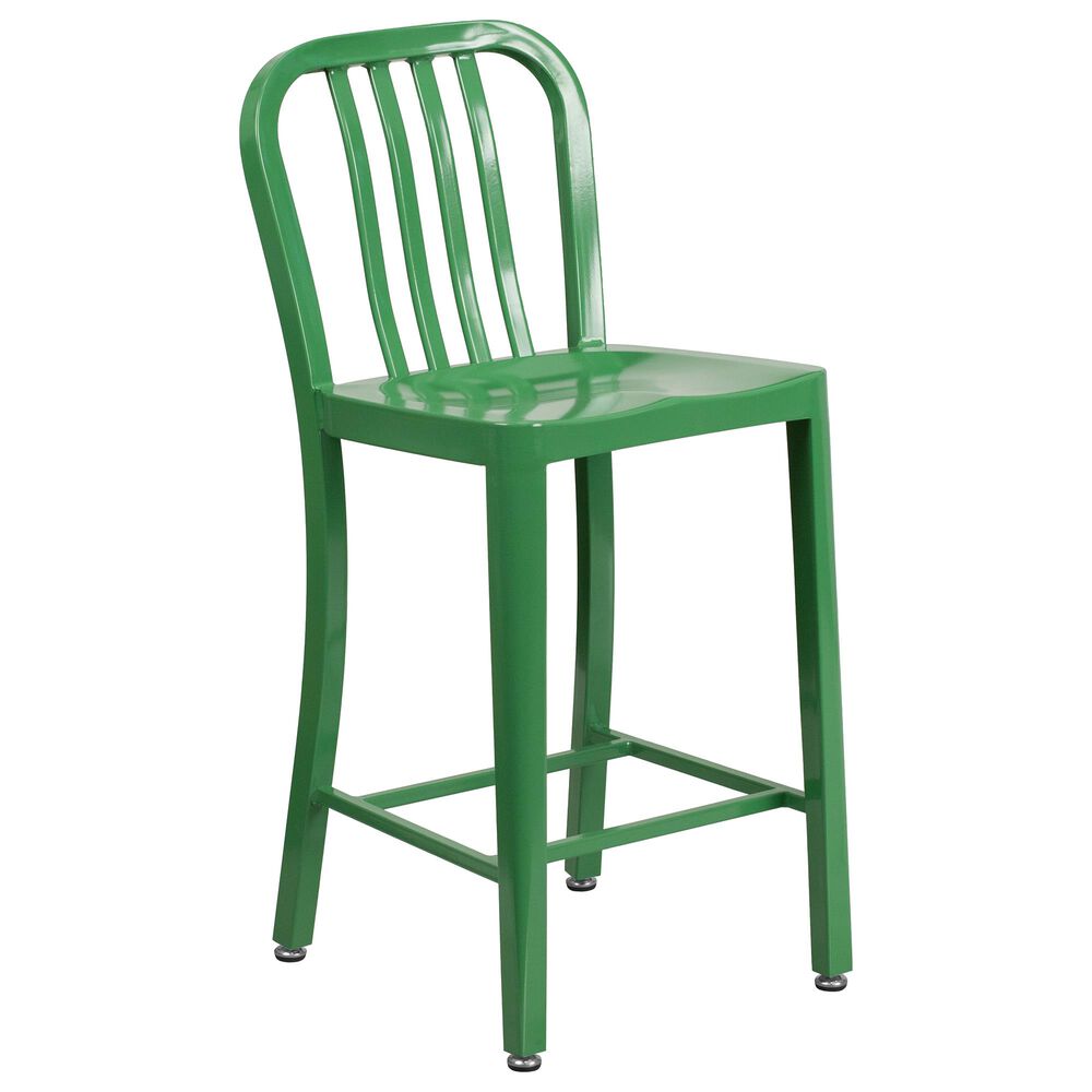 Flash Furniture 24" Counter Stool in Green, , large