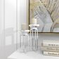 Maple and Jade 13" Glam Candle Holder with Rectangular Frame in Silver (Set of 2), , large