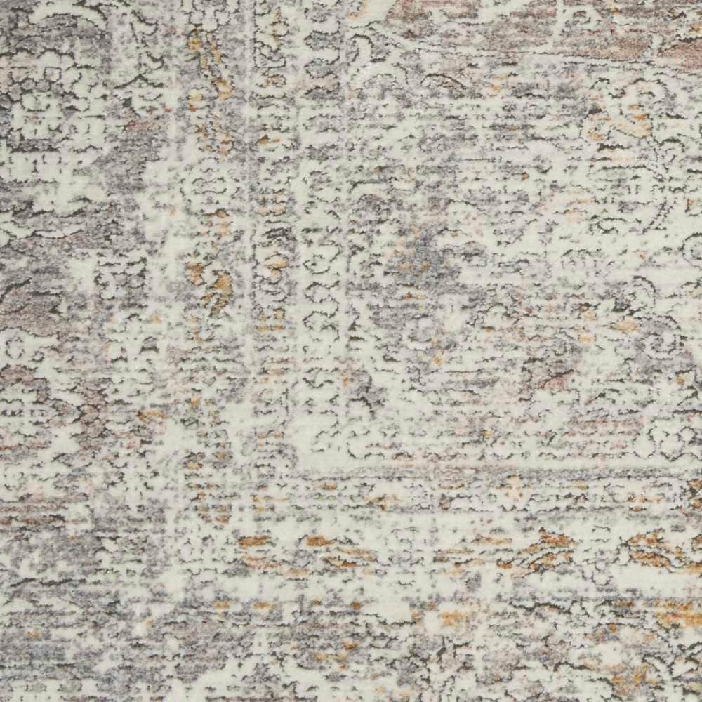 Nourison Starry Nights STN03 5&#39; x 7&#39; Silver and Cream Area Rug, , large