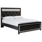 Ashley Kaydell Queen Uph Panel Bed in Dark Gray and Black, , large