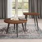 Waltham Prelude Round Cocktail Table in Walnut, , large
