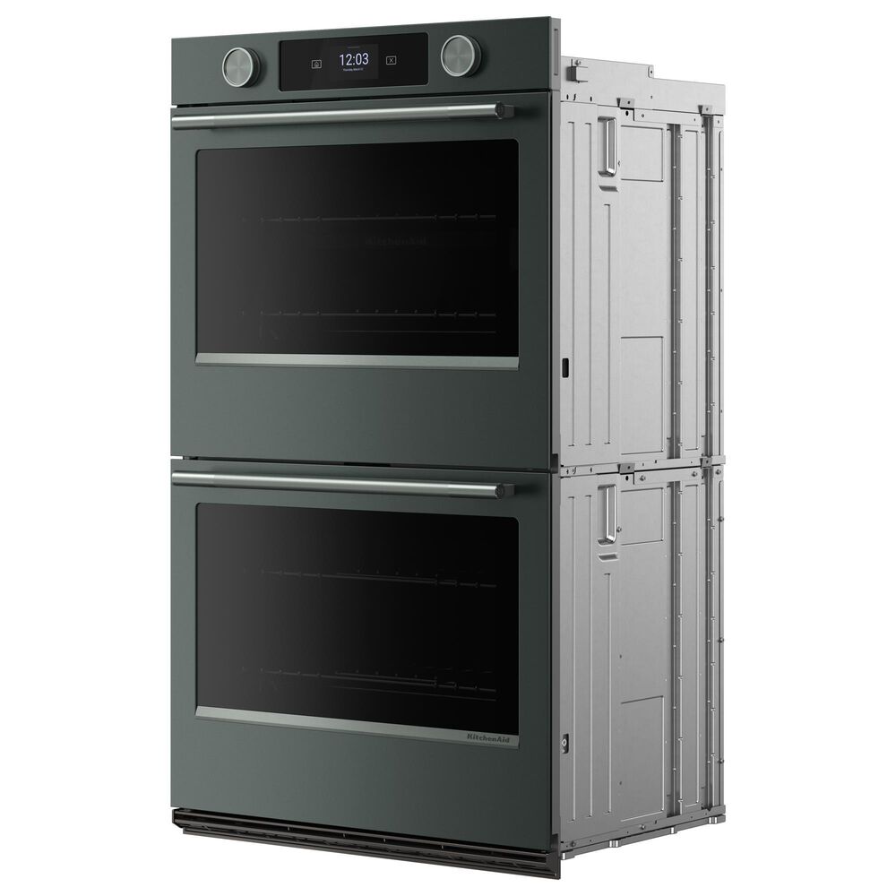 KitchenAid 10 Cu. Ft. Smart Electric Double Wall Oven with Intelligent Cooking Camera in Juniper, , large