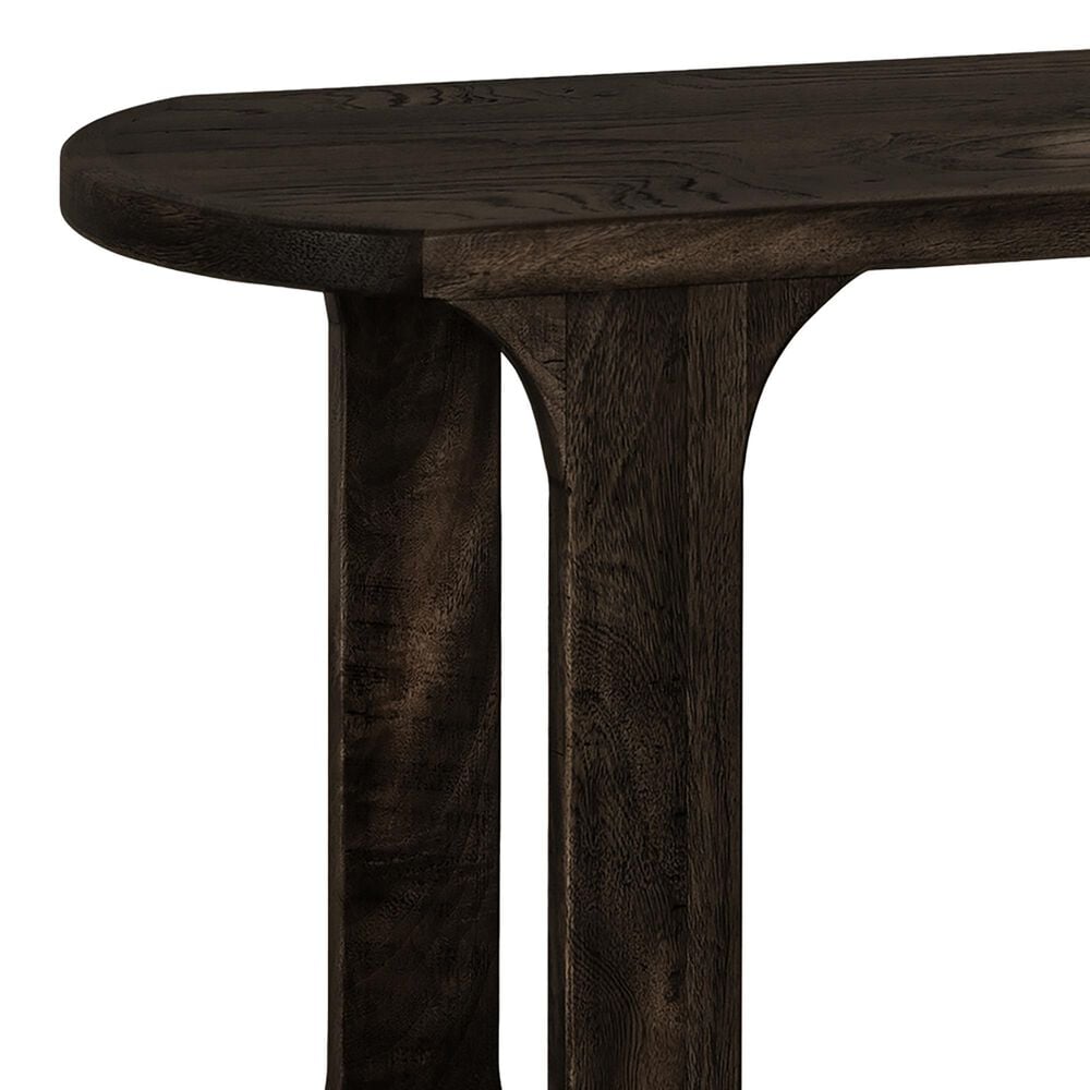 Fallridge Balam 1-Shelf Sofa Table in Stained Dark, , large