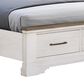 Sasha Lee Traditional Queen Storage Bed in Two Tone Hickory, , large