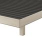 BDI Kava Queen Platform Bed in Washed Oak with Lighting and USB Ports, , large