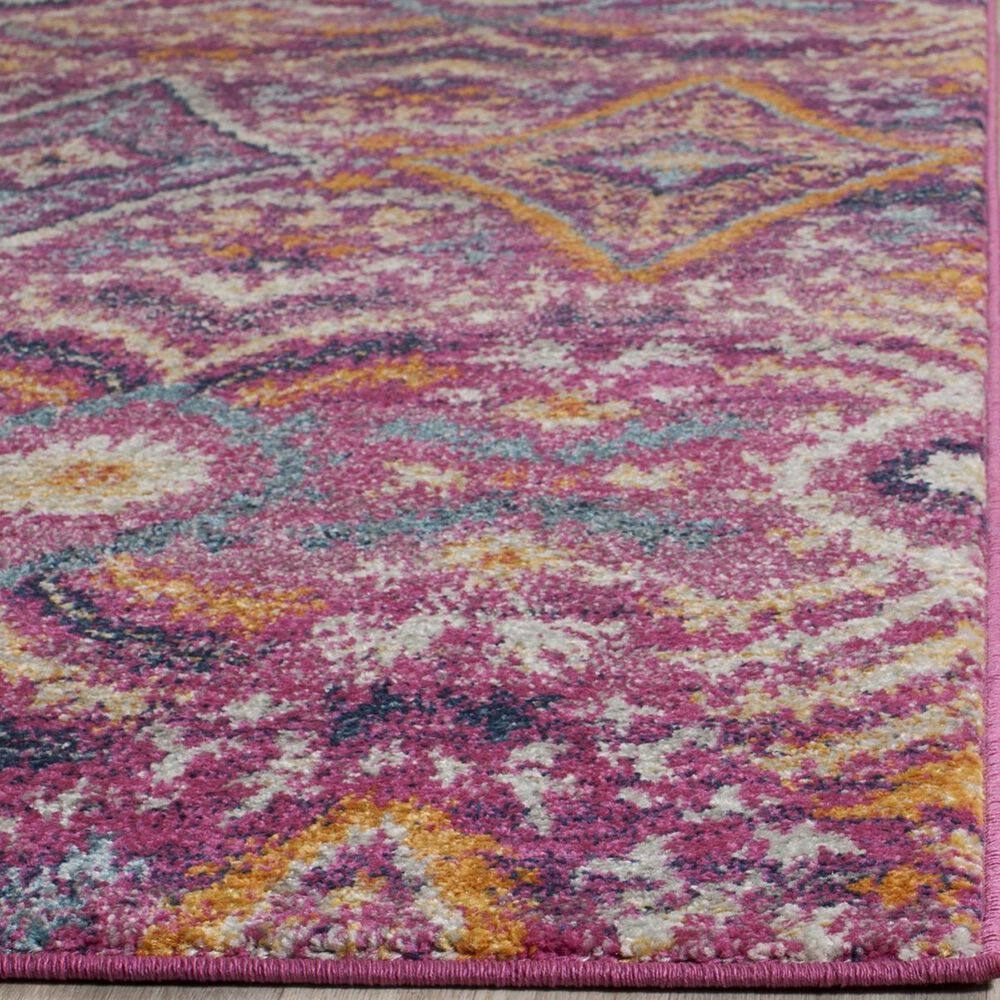 Safavieh Madison MAD610M 2&#39;2&quot; x 12&#39; Fuchsia and Multi Runner, , large