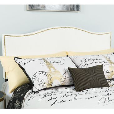 Flash Furniture Lexington Queen Headboard in White, , large