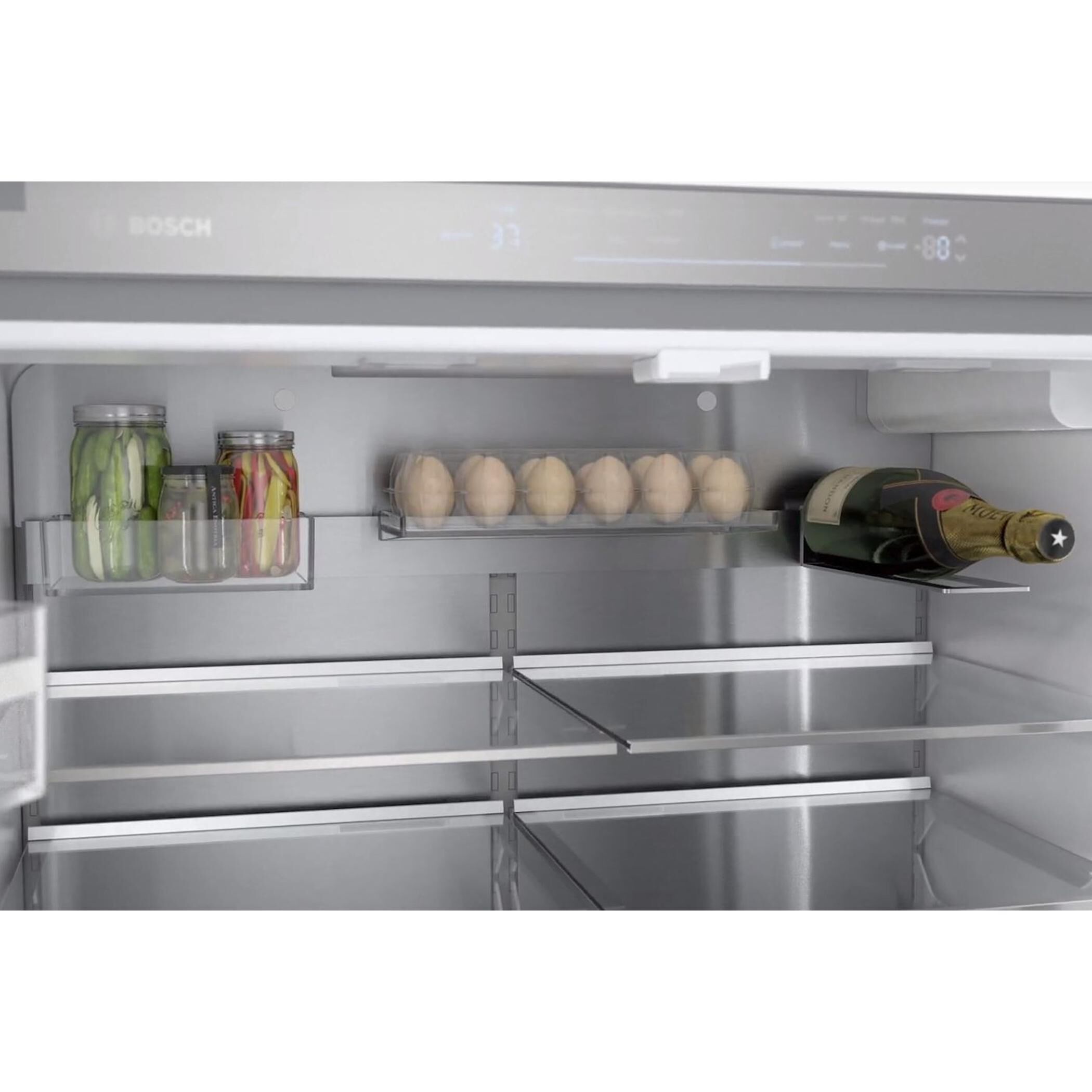 Bosch integrated freezer shop drawers