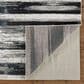 Feizy Micah 5" x 8" Black and Silver Area Rug, , large
