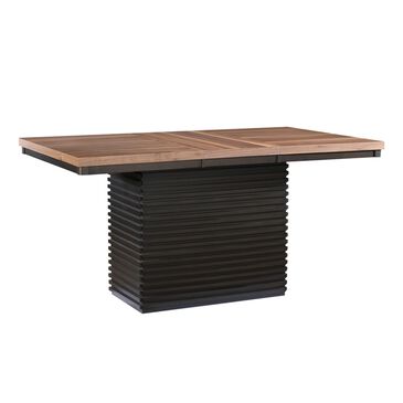 Urban Styles Dallas Counter Height Dining Table in Walnut and Cappuccino - Table Only, , large