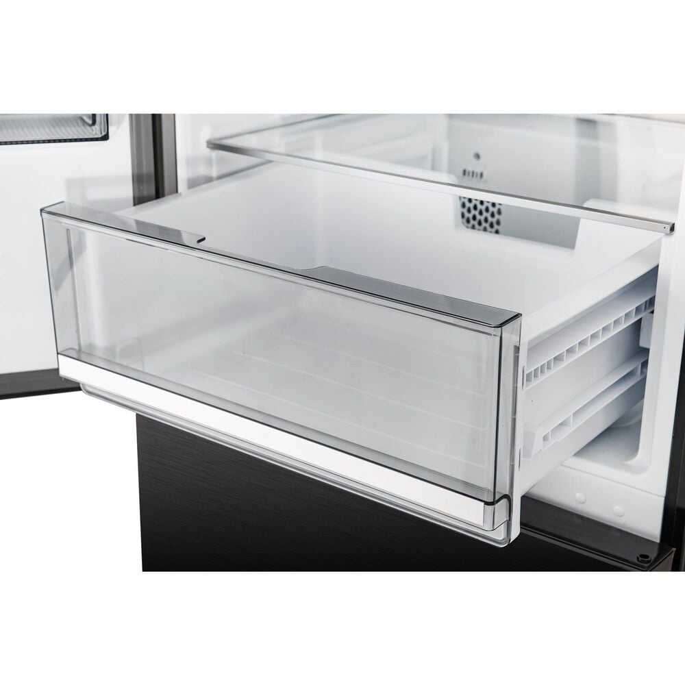 Forno Custodia 10.3 Cu. Ft. Bottom Freezer Refrigerator with Left Swing and Ice Maker in Black, , large