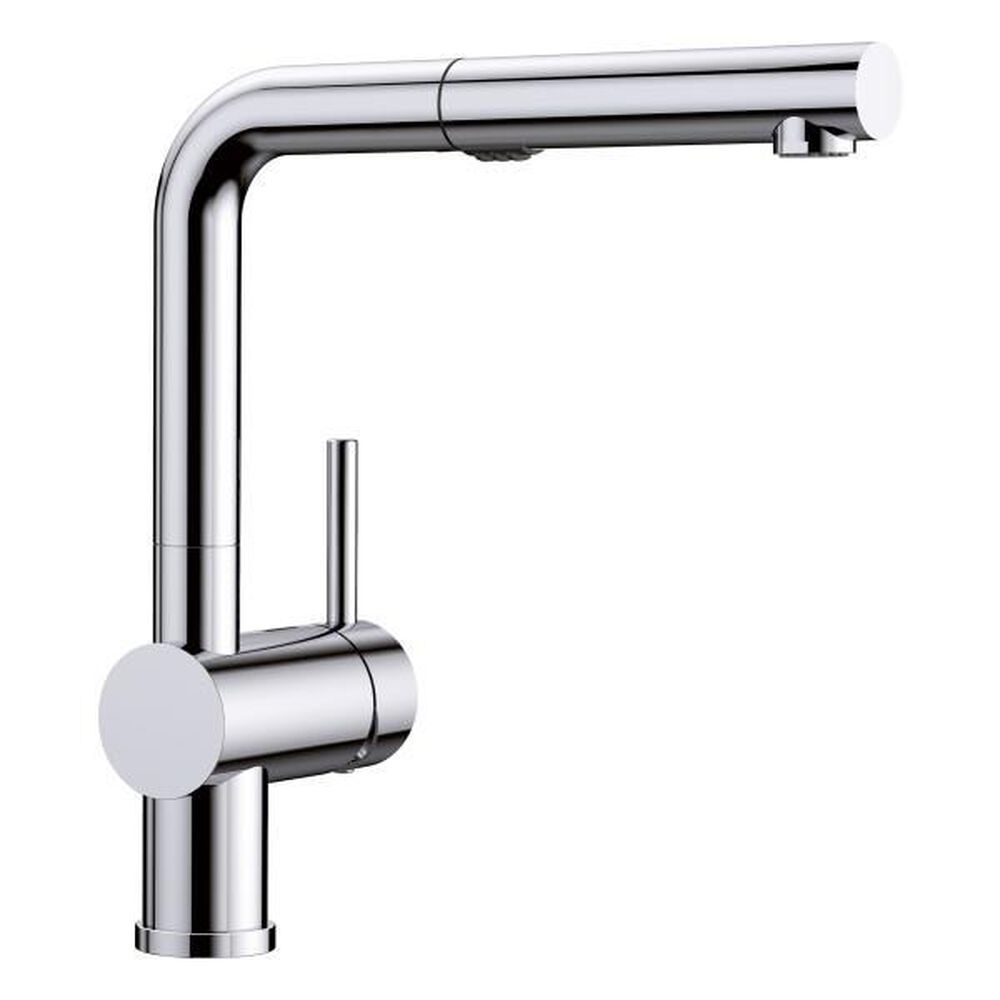 Blanco Linus 1.5 GPM Low-Arc Pull-Out Kitchen Faucet in Chrome, , large