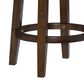 Linon Home Decor Morgan Swivel Counter Stool in Walnut, , large